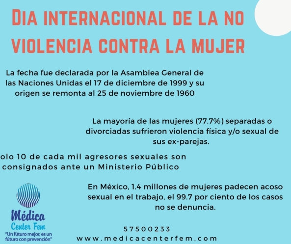 Dia internacional de la no violencia contra la mujer